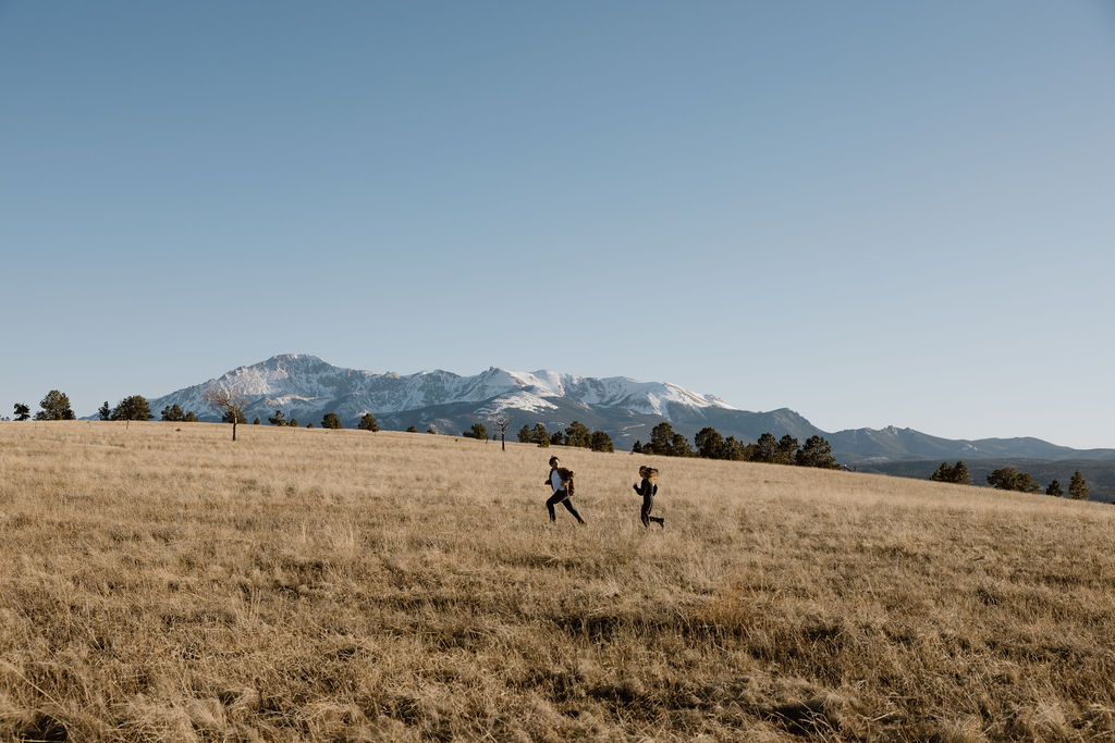 couple photos in Colorado Springs, Pikes Peak